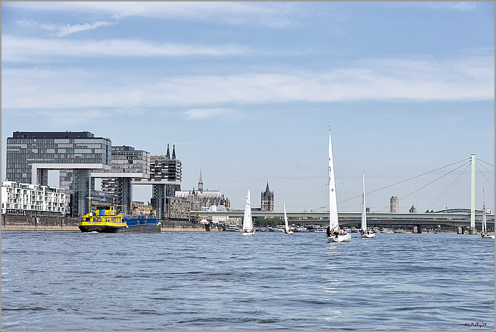 100 Jahre Rheinwoche 2022 - 1. Wettfahrt Porz - Hitdorf, 03.06.2022,